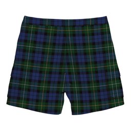 ScotsTee Shop Scottish Campbell of Loudoun Tartan Plaid Cargo Shorts for Men