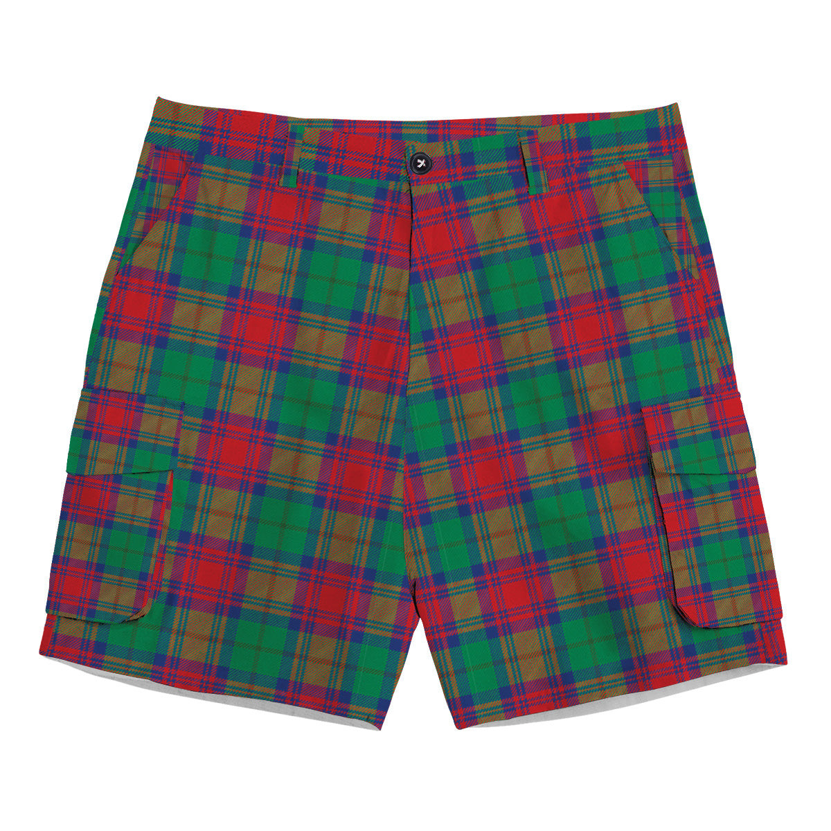 ScotsTee Shop Scottish Cranstoun Dress Modern Tartan Plaid Cargo Shorts for Men