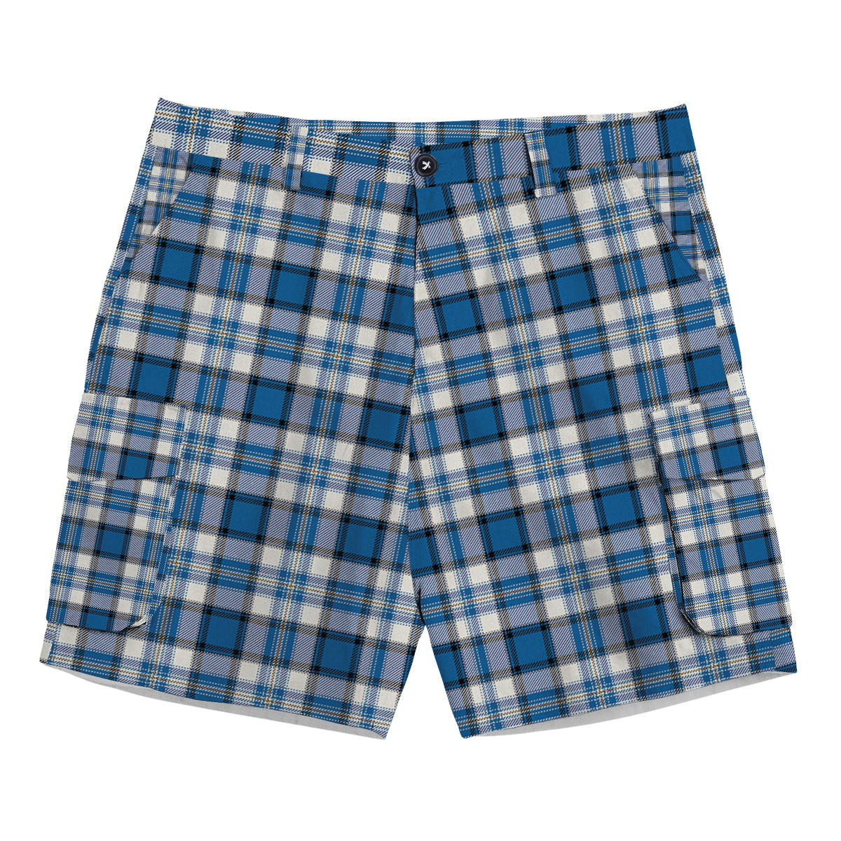 ScotsTee Shop Scottish Craig Paisley Ancient Tartan Plaid Cargo Shorts for Men