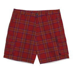 ScotsTee Shop Scottish Burnett of Leys Dress Tartan Plaid Cargo Shorts for Men
