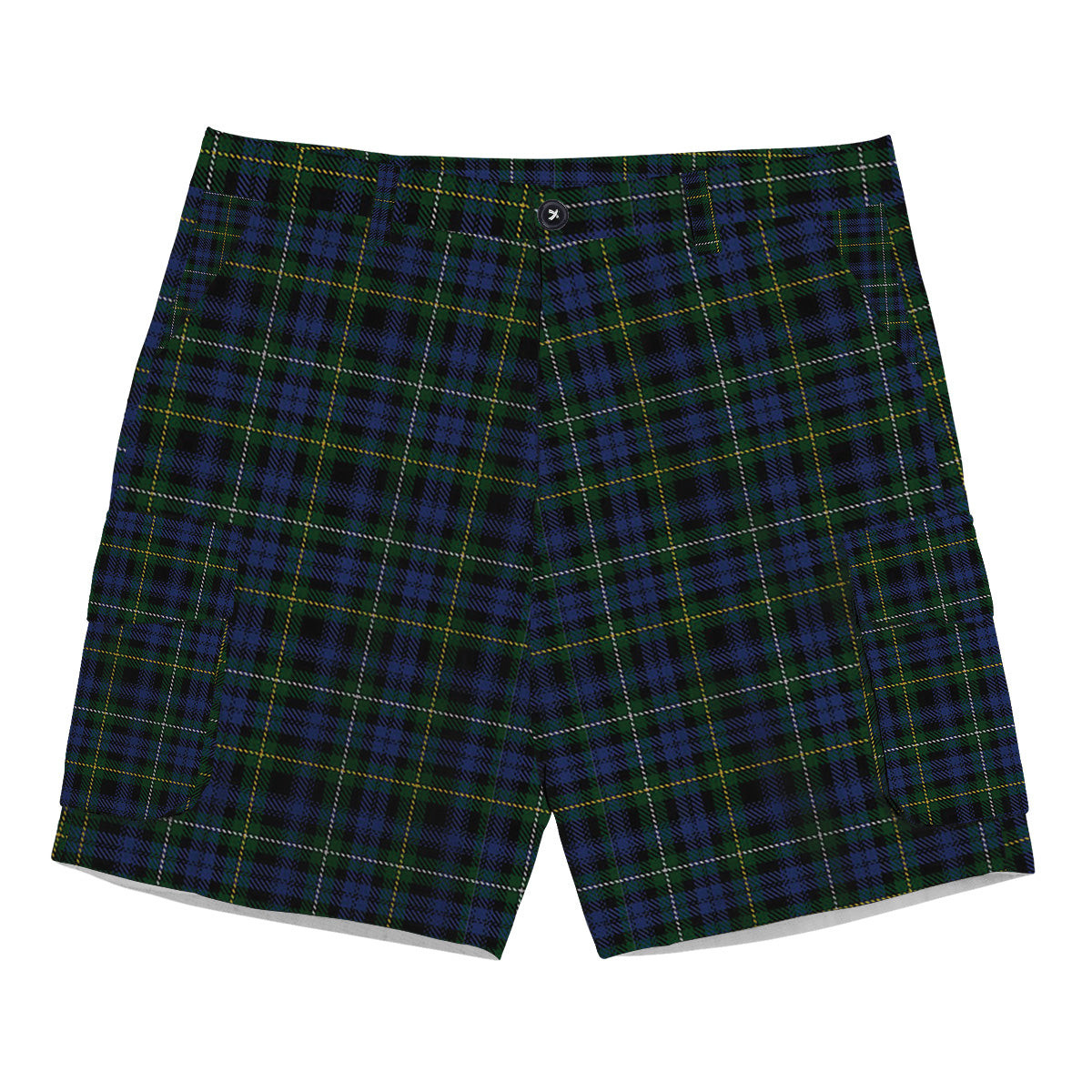 ScotsTee Shop Scottish Campbell of Argyll 01 Tartan Plaid Cargo Shorts for Men