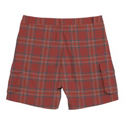 ScotsTee Shop Scottish Burnett Hunting Ancient Tartan Plaid Cargo Shorts for Men