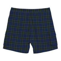ScotsTee Shop Scottish Cockburn Blue Tartan Plaid Cargo Shorts for Men