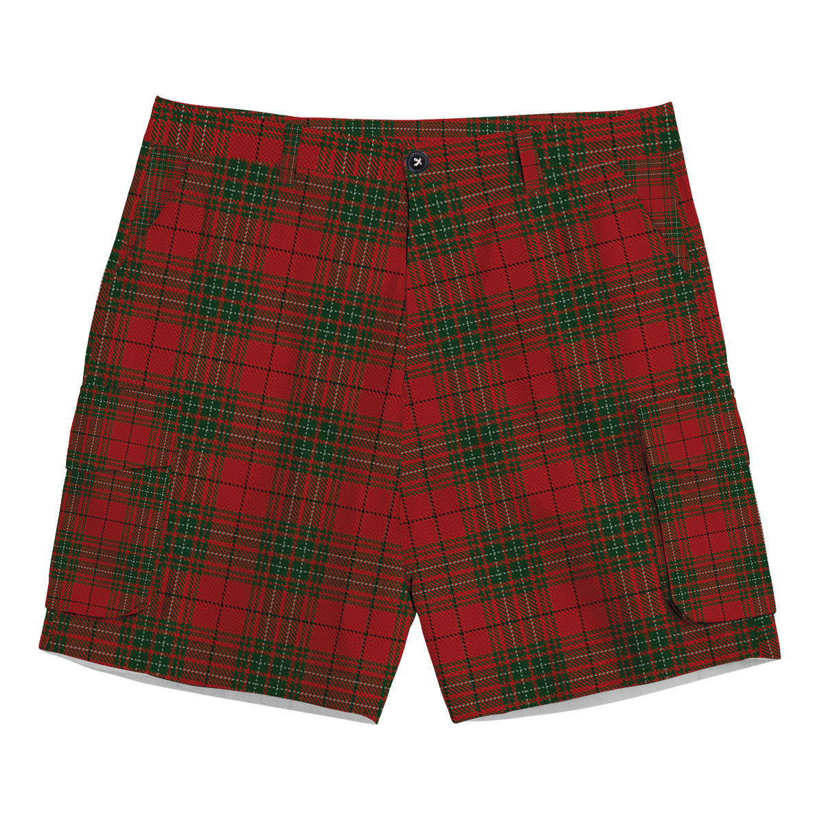 ScotsTee Shop Scottish Cumming 1842 Tartan Plaid Cargo Shorts for Men
