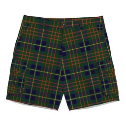 ScotsTee Shop Scottish Cameron of Lochiel Hunting Modern Tartan Plaid Cargo Shorts for Men