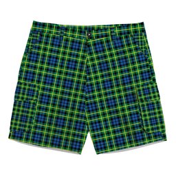ScotsTee Shop Scottish Campbell of Breadalbane Ancient Tartan Plaid Cargo Shorts for Men