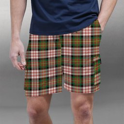 ScotsTee Shop Scottish Carnegie Dress Ancient Tartan Plaid Cargo Shorts for Men