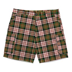 ScotsTee Shop Scottish Carnegie Dress Ancient Tartan Plaid Cargo Shorts for Men