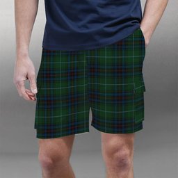 ScotsTee Shop Scottish Cash MacTavish Tartan Plaid Cargo Shorts for Men