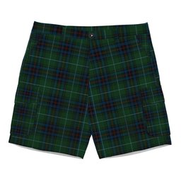 ScotsTee Shop Scottish Cash MacTavish Tartan Plaid Cargo Shorts for Men