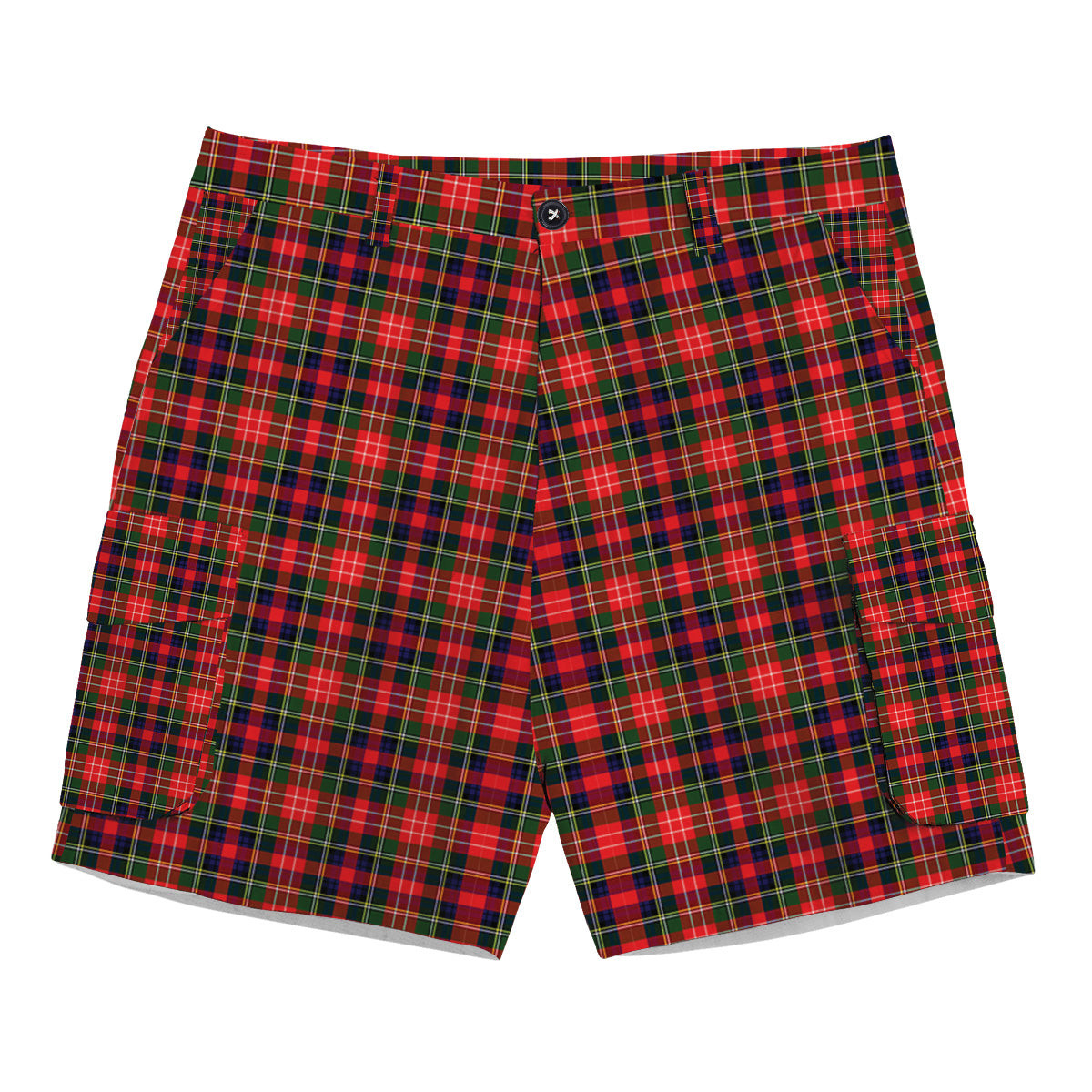 ScotsTee Shop Scottish Christie SC Tartan Plaid Cargo Shorts for Men
