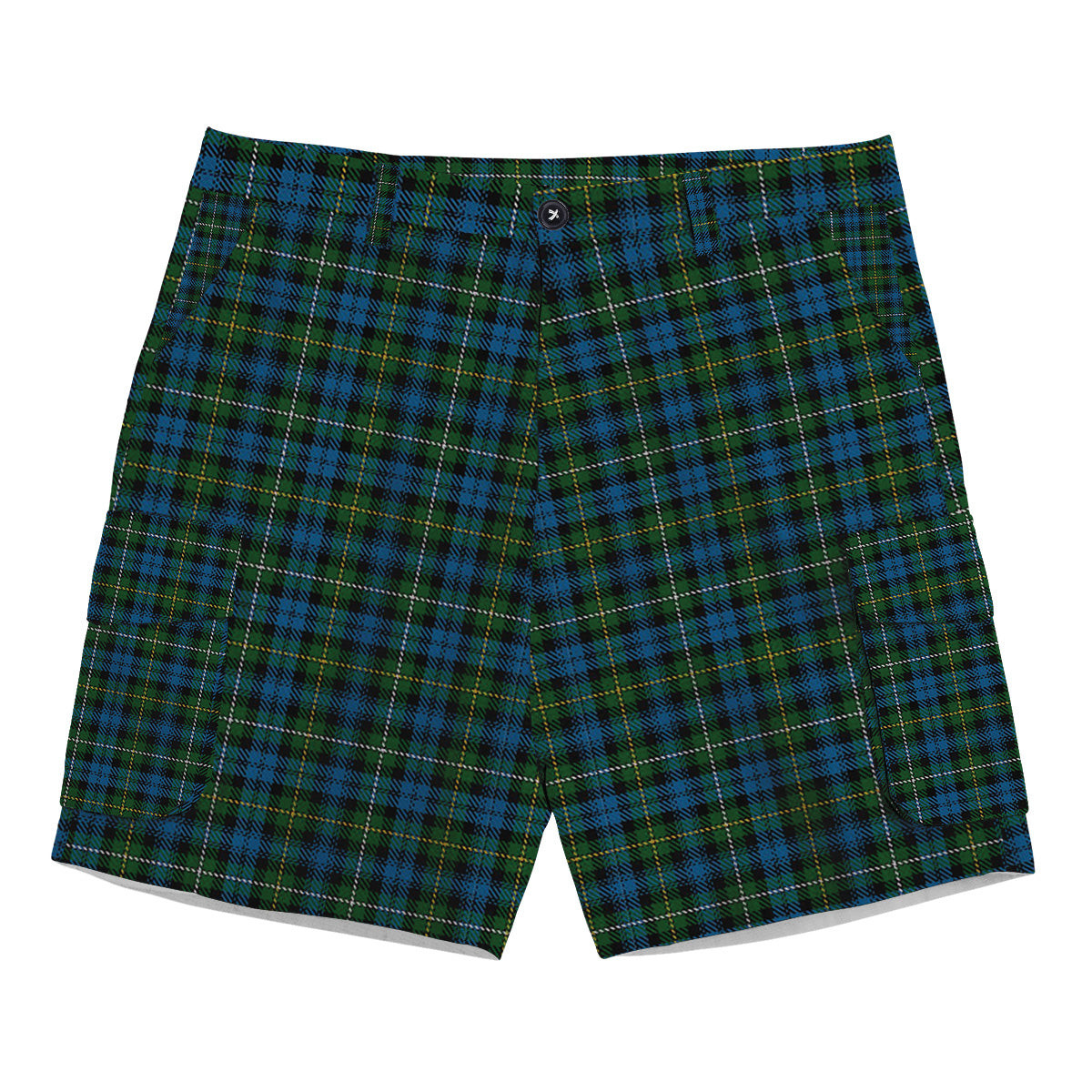 ScotsTee Shop Scottish Campbell of Argyll 02 Tartan Plaid Cargo Shorts for Men