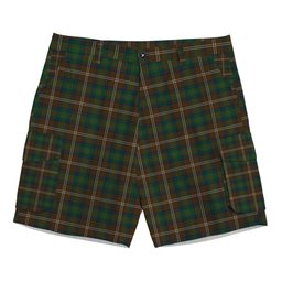 ScotsTee Shop Scottish Chisholm Hunting Tartan Plaid Cargo Shorts for Men