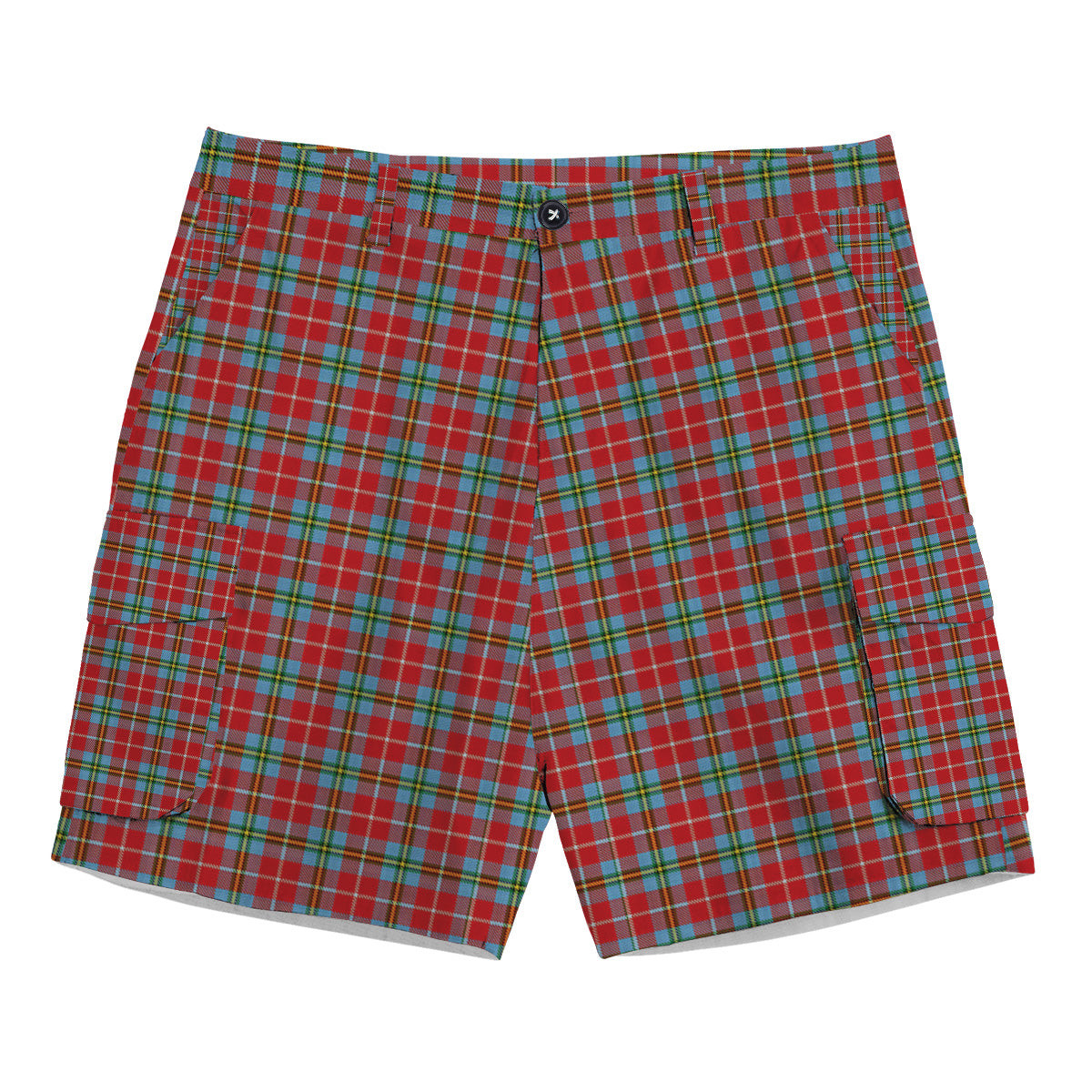 ScotsTee Shop Scottish Christie (London) Tartan Plaid Cargo Shorts for Men