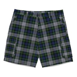 ScotsTee Shop Scottish Campbell of Lochnell Dress Tartan Plaid Cargo Shorts for Men
