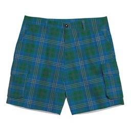 ScotsTee Shop Scottish Burns of California Ancient Tartan Plaid Cargo Shorts for Men