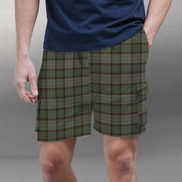 ScotsTee Shop Scottish Cochrane Hunting (1) Tartan Plaid Cargo Shorts for Men