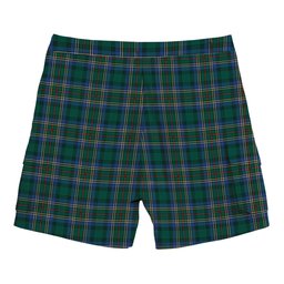 ScotsTee Shop Scottish Cockburn Modern Tartan Plaid Cargo Shorts for Men
