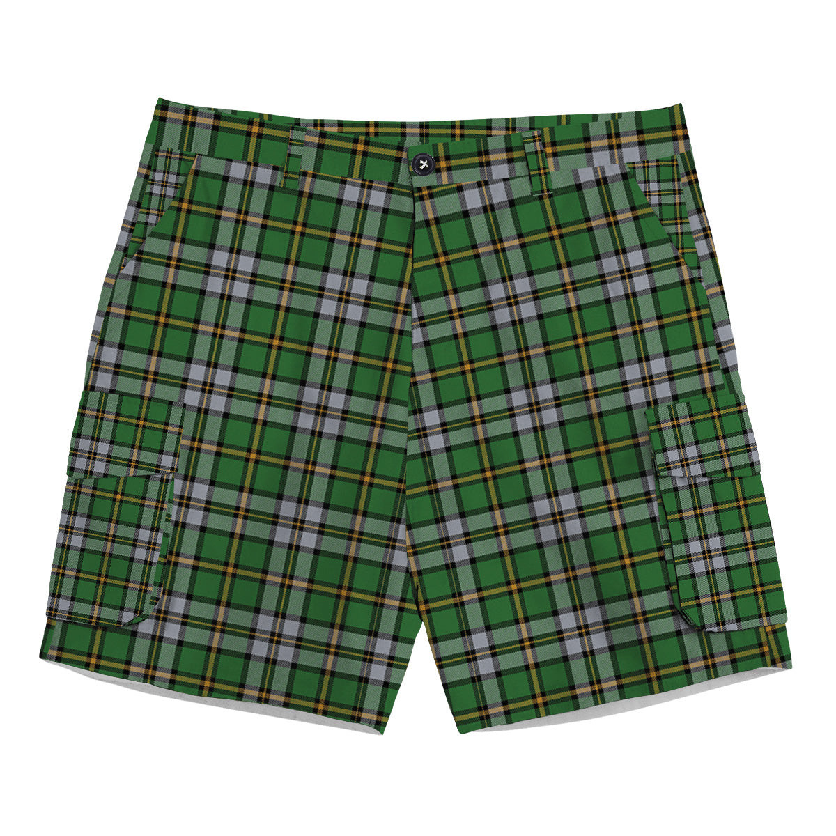 ScotsTee Shop Scottish Cape Breton Provincial Ancient Tartan Plaid Cargo Shorts for Men
