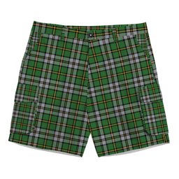 ScotsTee Shop Scottish Cape Breton Provincial Ancient Tartan Plaid Cargo Shorts for Men