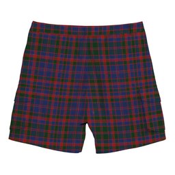 ScotsTee Shop Scottish Cumming 1810 Tartan Plaid Cargo Shorts for Men