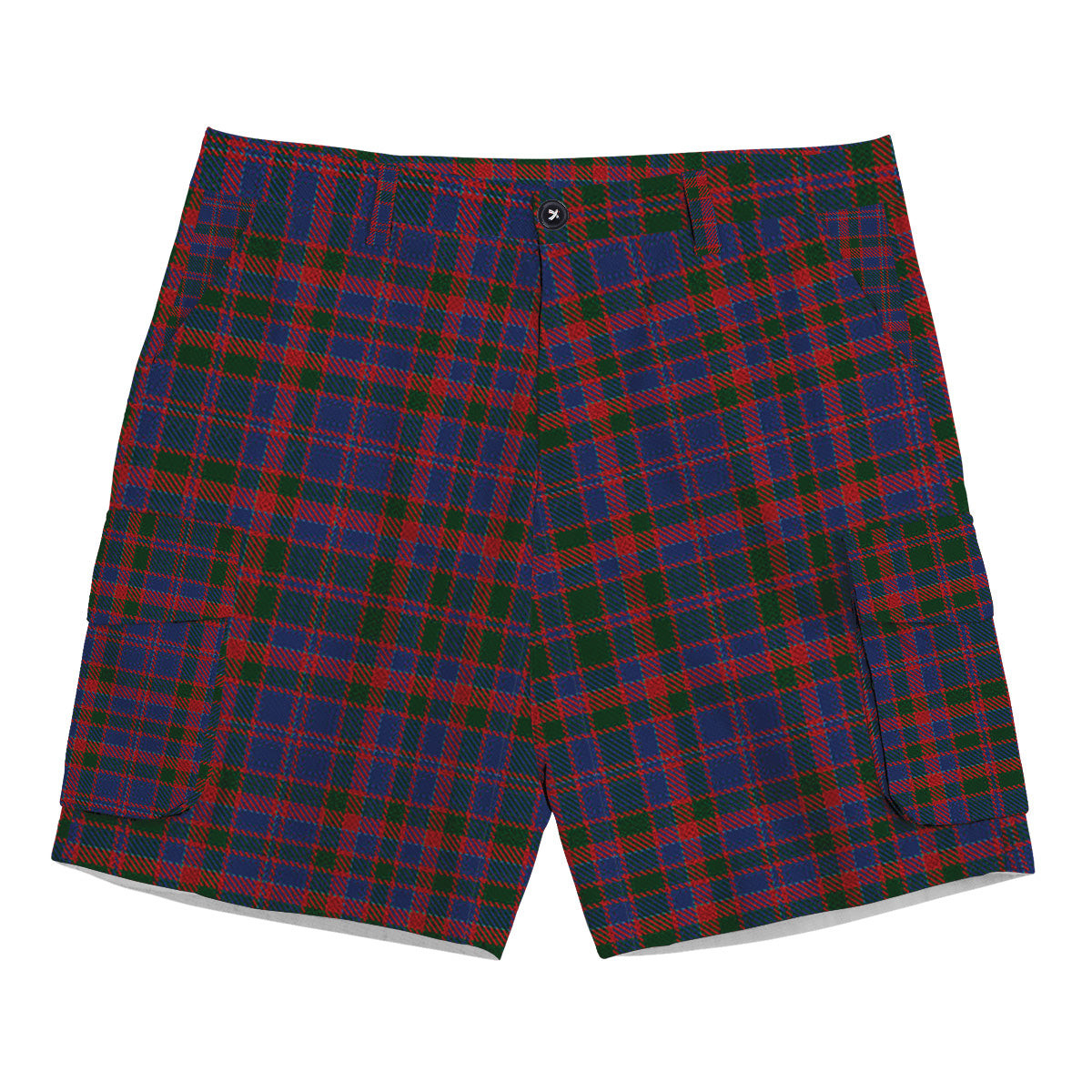 ScotsTee Shop Scottish Cumming 1810 Tartan Plaid Cargo Shorts for Men