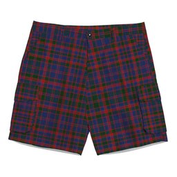 ScotsTee Shop Scottish Cumming 1810 Tartan Plaid Cargo Shorts for Men