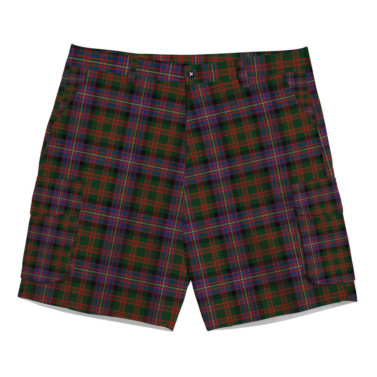 ScotsTee Shop Scottish Cochrane 1974 Tartan Plaid Cargo Shorts for Men