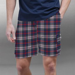 ScotsTee Shop Scottish Cooper Dress Dalgliesh 1 Tartan Plaid Cargo Shorts for Men