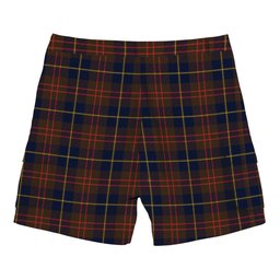 ScotsTee Shop Scottish Cameron Hunting Modern Tartan Plaid Cargo Shorts for Men