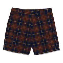 ScotsTee Shop Scottish Cameron Hunting Modern Tartan Plaid Cargo Shorts for Men