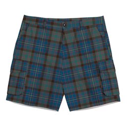 ScotsTee Shop Scottish Cochrane Hunting Modern Tartan Plaid Cargo Shorts for Men