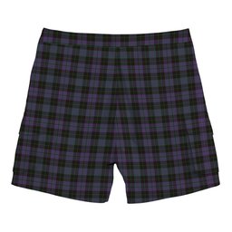 ScotsTee Shop Scottish Clergy Green Tartan Plaid Cargo Shorts for Men