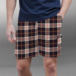 ScotsTee Shop Scottish Cameron of Erracht Dress Modern Tartan Plaid Cargo Shorts for Men