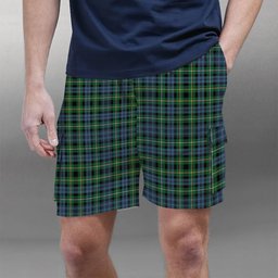 ScotsTee Shop Scottish Campbell of Argyll 1815 Ancient 2 Tartan Plaid Cargo Shorts for Men