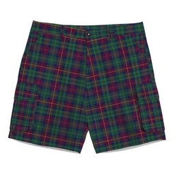 ScotsTee Shop Scottish Cairns of Finavon Modern Tartan Plaid Cargo Shorts for Men