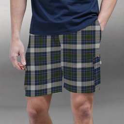 ScotsTee Shop Scottish Cockburn of Ormiston Dress Tartan Plaid Cargo Shorts for Men