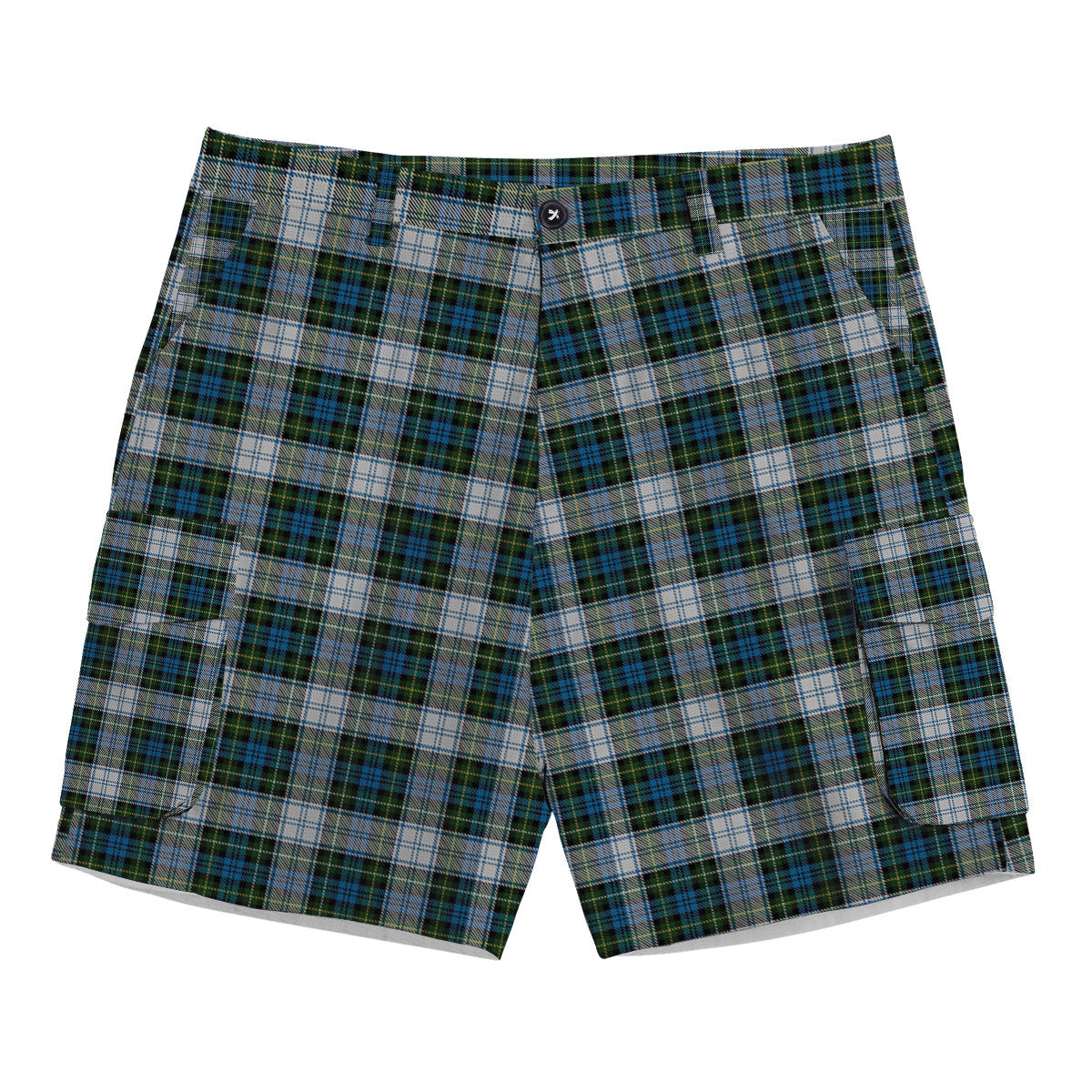 ScotsTee Shop Scottish Campbell Dress 1 Tartan Plaid Cargo Shorts for Men