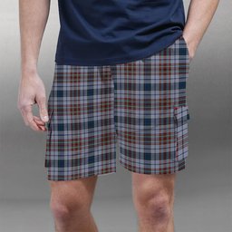 ScotsTee Shop Scottish Gayre Hunting Modern Tartan Plaid Cargo Shorts for Men