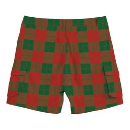 ScotsTee Shop Scottish Erskine Ancient Tartan Plaid Cargo Shorts for Men