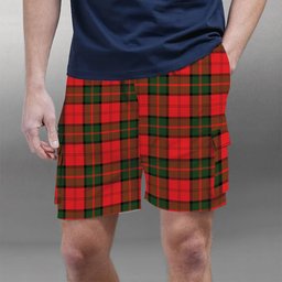 ScotsTee Shop Scottish Dunbar Modern Tartan Plaid Cargo Shorts for Men