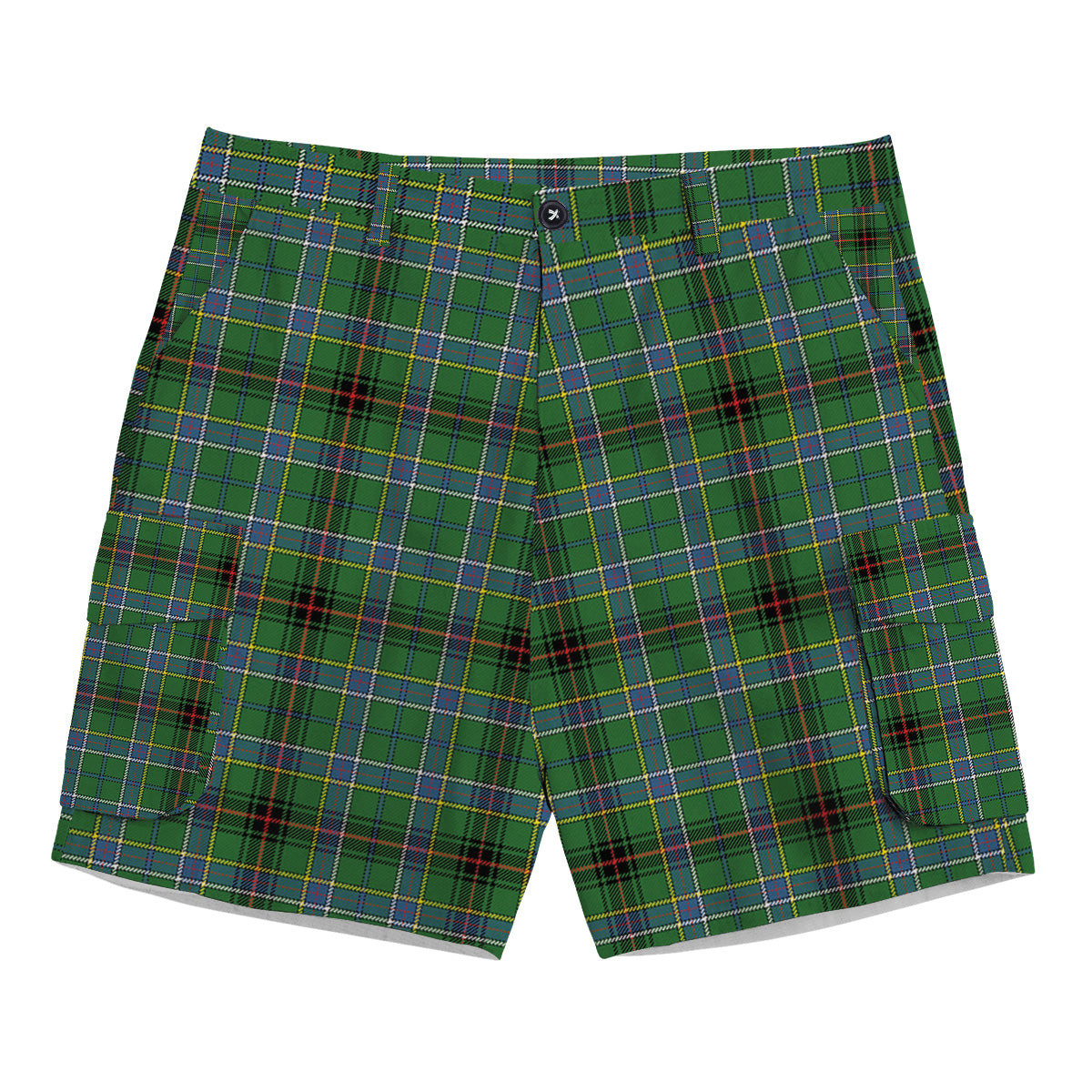 ScotsTee Shop Scottish Duncan of Sketraw Ancient Tartan Plaid Cargo Shorts for Men