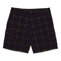 ScotsTee Shop Scottish Donald of Clan Ranald Tartan Plaid Cargo Shorts for Men