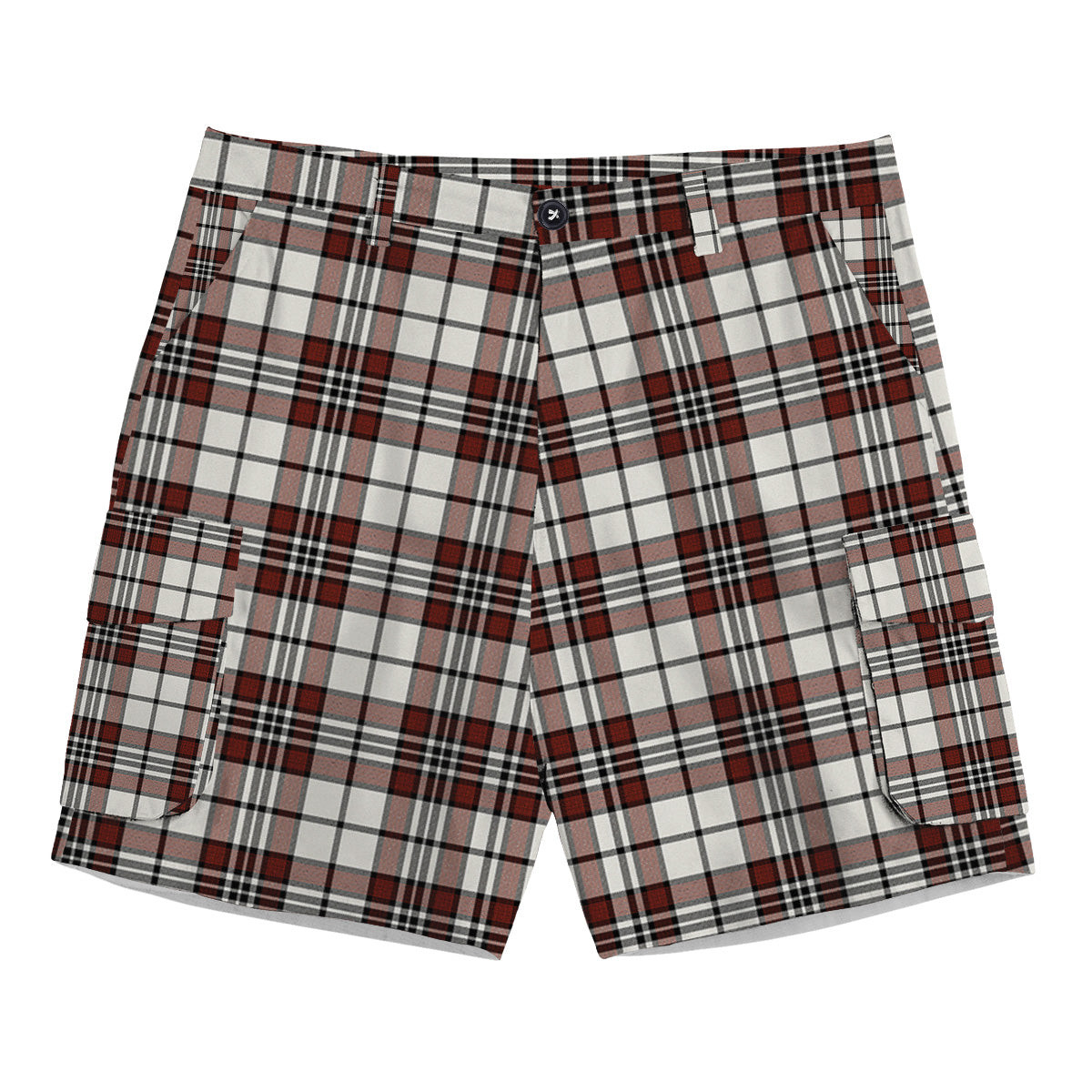 ScotsTee Shop Scottish Dunbar Plaid Ancient Tartan Plaid Cargo Shorts for Men
