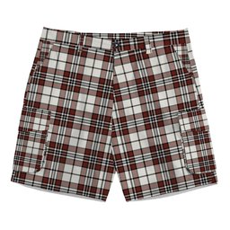 ScotsTee Shop Scottish Dunbar Plaid Ancient Tartan Plaid Cargo Shorts for Men