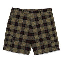 ScotsTee Shop Scottish Dunlop Hunting Tartan Plaid Cargo Shorts for Men