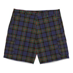 ScotsTee Shop Scottish Fletcher of Dunans SC Tartan Plaid Cargo Shorts for Men