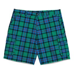 ScotsTee Shop Scottish Flower Of Scotland SC Tartan Plaid Cargo Shorts for Men