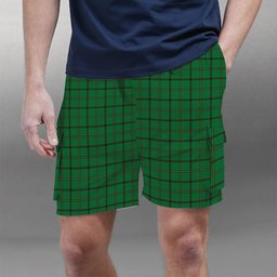 ScotsTee Shop Scottish Don (Tribe-of-Mar) Tartan Plaid Cargo Shorts for Men