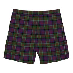 ScotsTee Shop Scottish Donald of Clan Ranald Modern Tartan Plaid Cargo Shorts for Men
